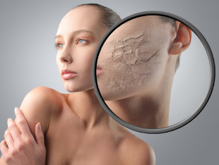 ansiktsvård 30 år för torr hud